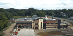 Plymouth Fire Station No. 2 progress